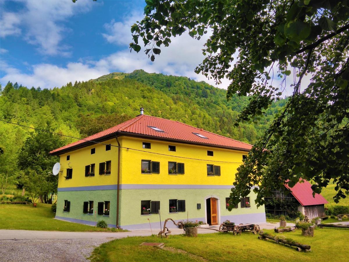 Apartmaji Pr-Gujlu Sela Nad Podmelcem 5220 Tolmin Podmelec ภายนอก รูปภาพ